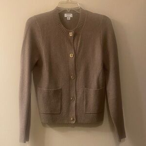 J. Crew Women's Tan Cardigan Sweater